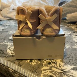 Pink baby ugg boots